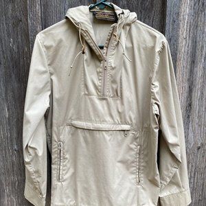 VTG Eddie Bauer Khaki Beige Pullover Jacket Parka